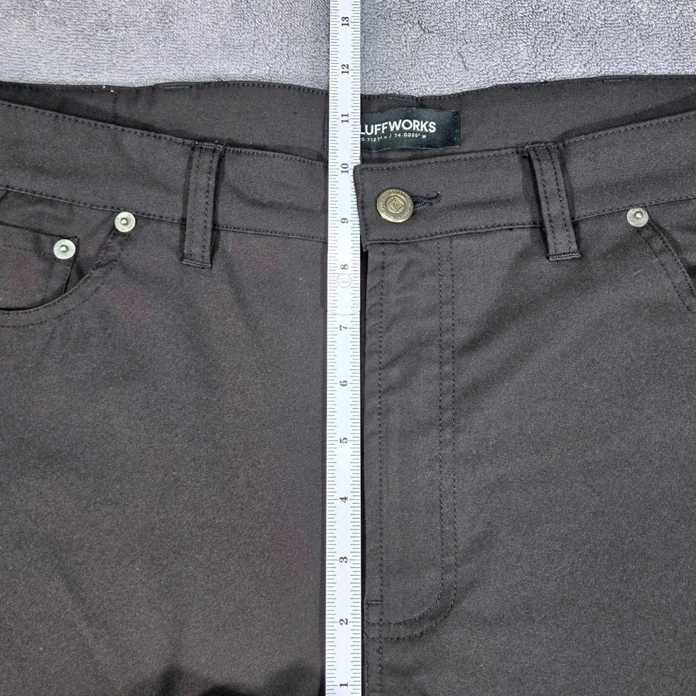 Bluffworks Ascender Pants Men 38x30 Gray Excellent Regular Fit Travel BL-BW107